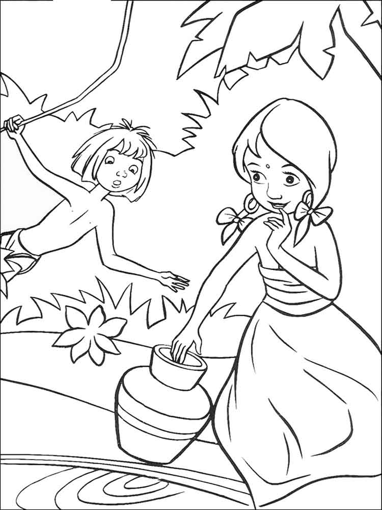 Jungle Book 21 coloring page