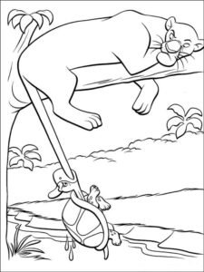 Jungle Book 4 coloring page