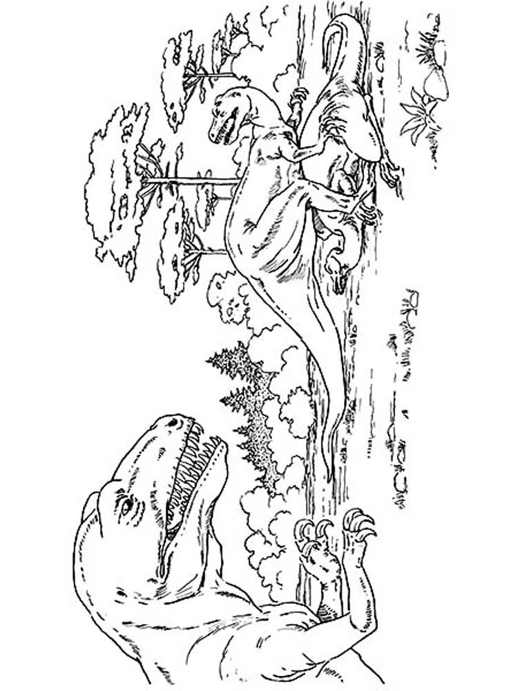 Jurassic World 12 coloring page