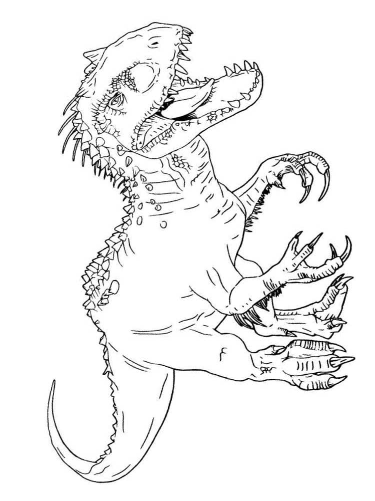 Jurassic World 14 coloring page