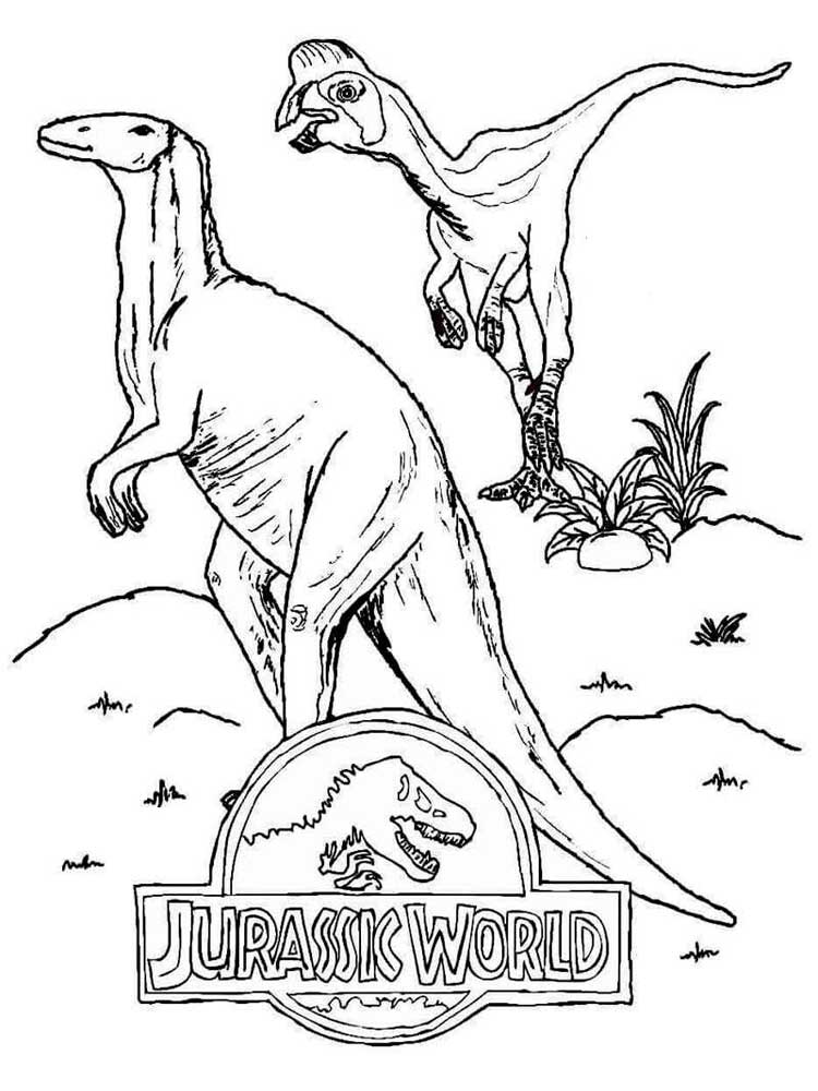 Jurassic World 15 coloring page