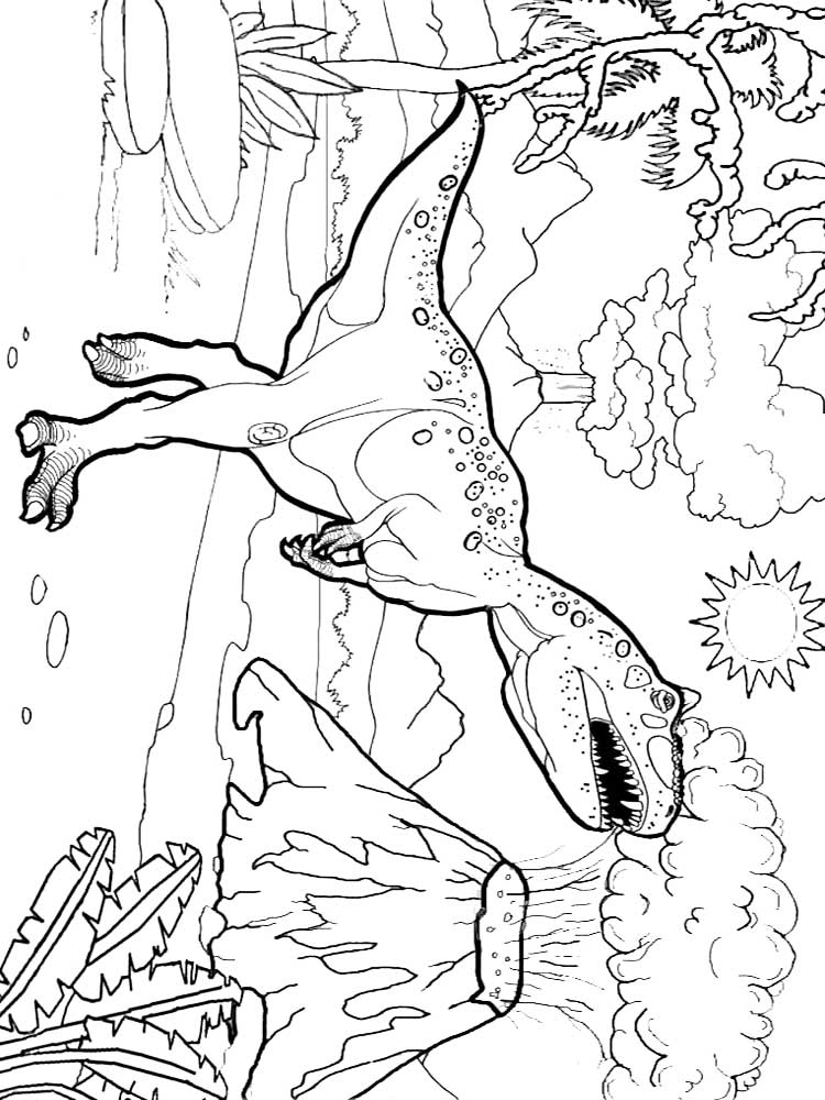Jurassic World 4 coloring page