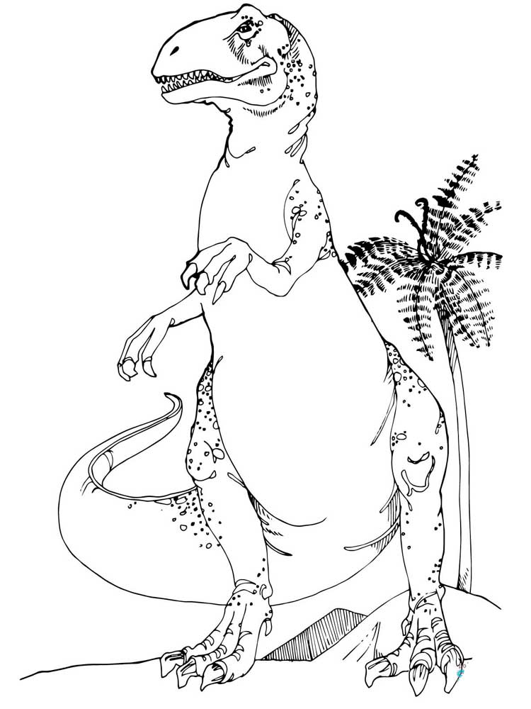 Jurassic World 8 coloring page