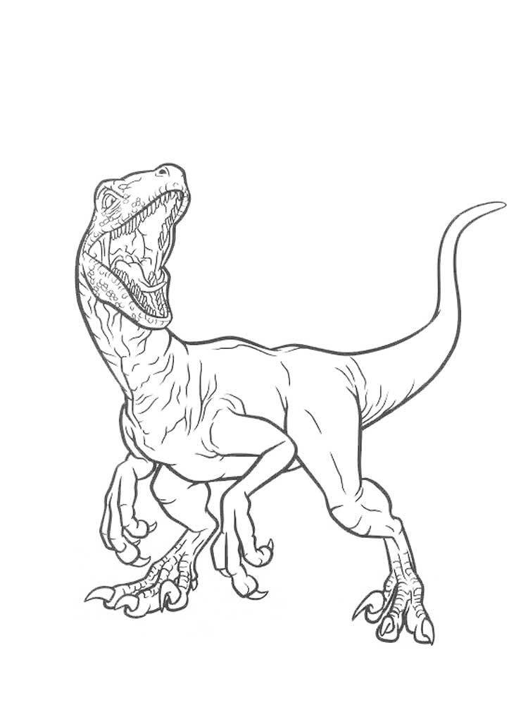 Jurassic World 9 coloring page