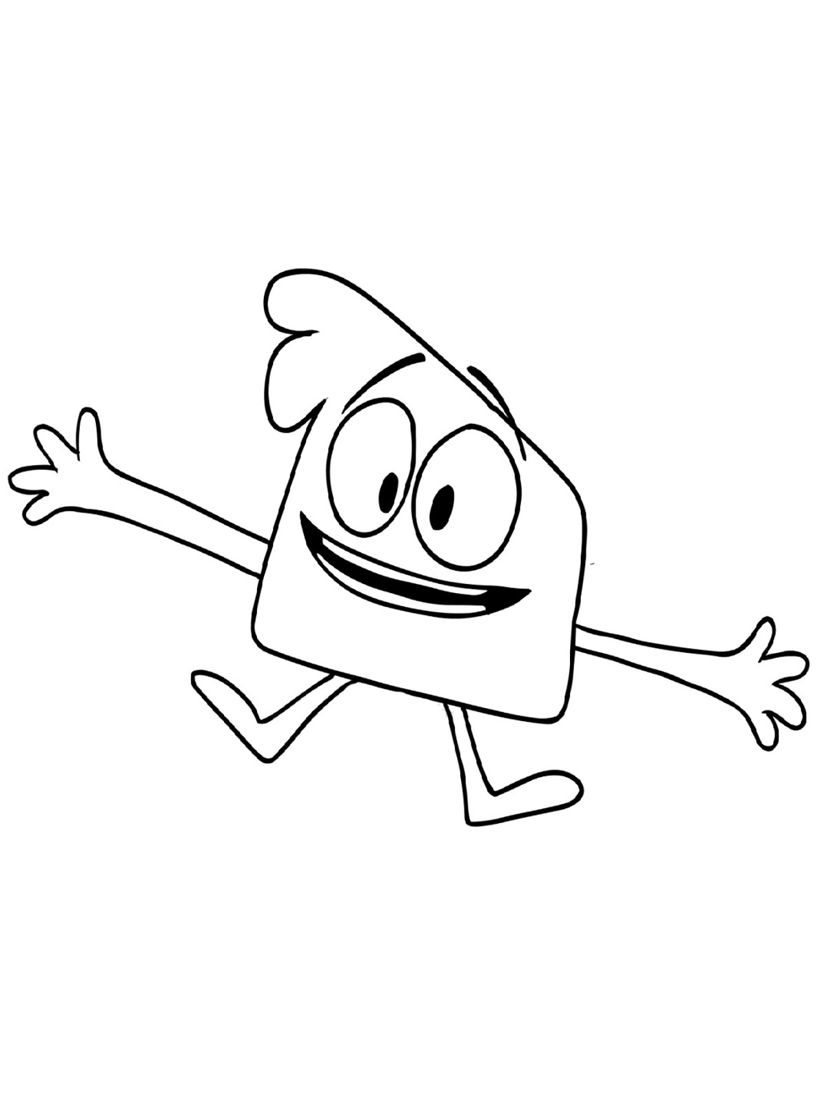 Squidgy coloring page
