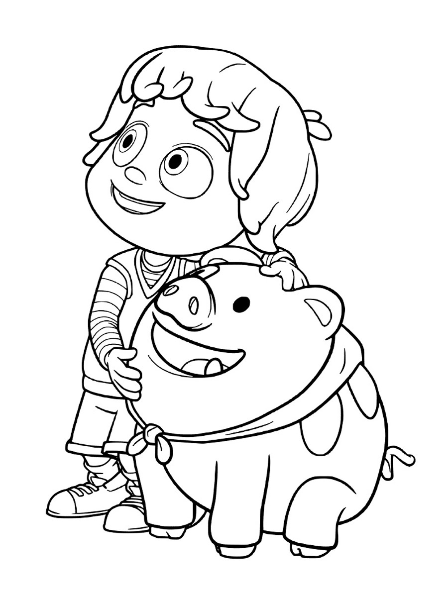 Kazoops 3 coloring page