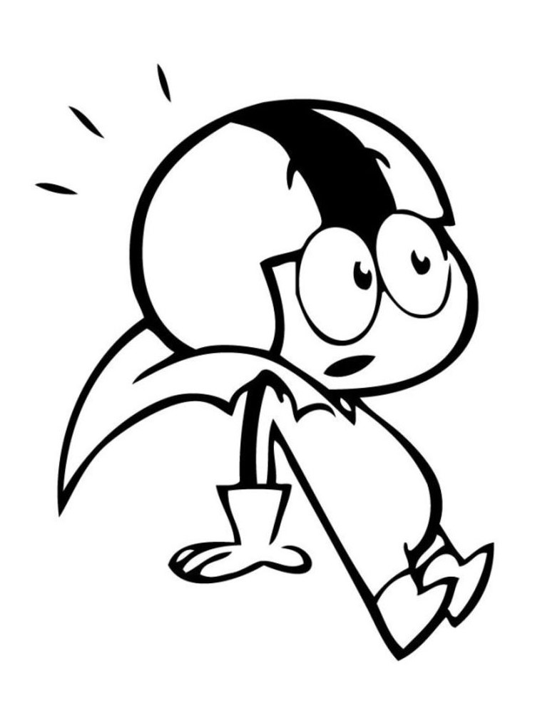 Kick Buttowski 3 coloring page