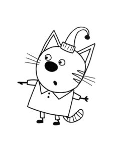 Kid-E-Cats 10 coloring page