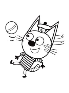 Kid-E-Cats 16 coloring page