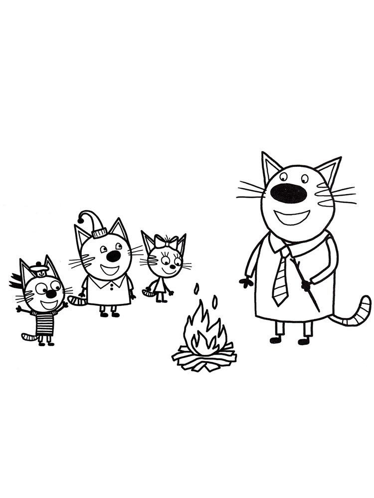 Kid-E-Cats 17 coloring page