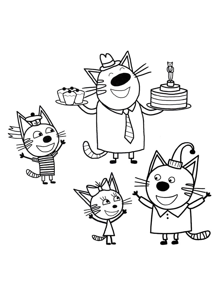 Kid-E-Cats 18 coloring page