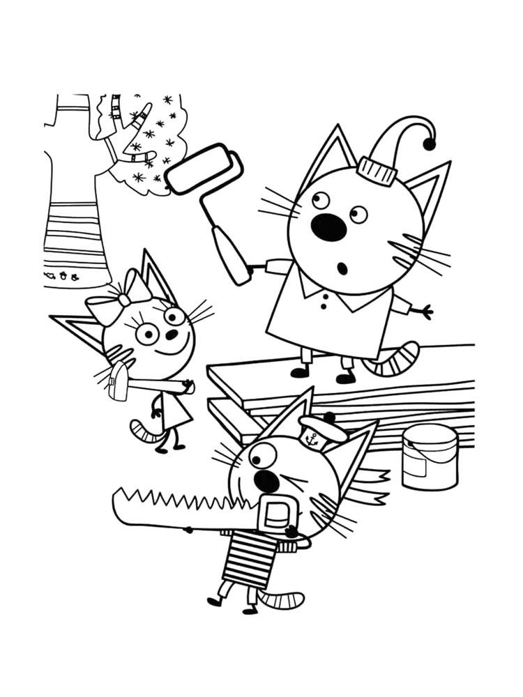 Kid-E-Cats 19 coloring page