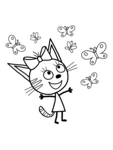 Kid-E-Cats 23 coloring page