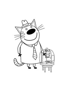 Kid-E-Cats 25 coloring page