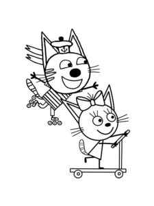 Kid-E-Cats 32 coloring page