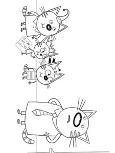 Kid-E-Cats 33 coloring page