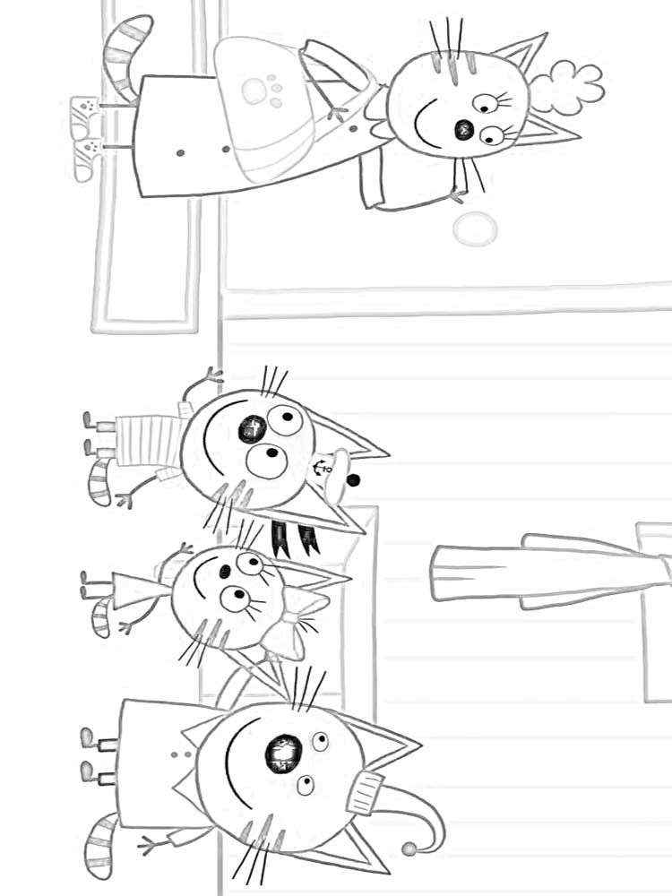 Kid-E-Cats 36 coloring page