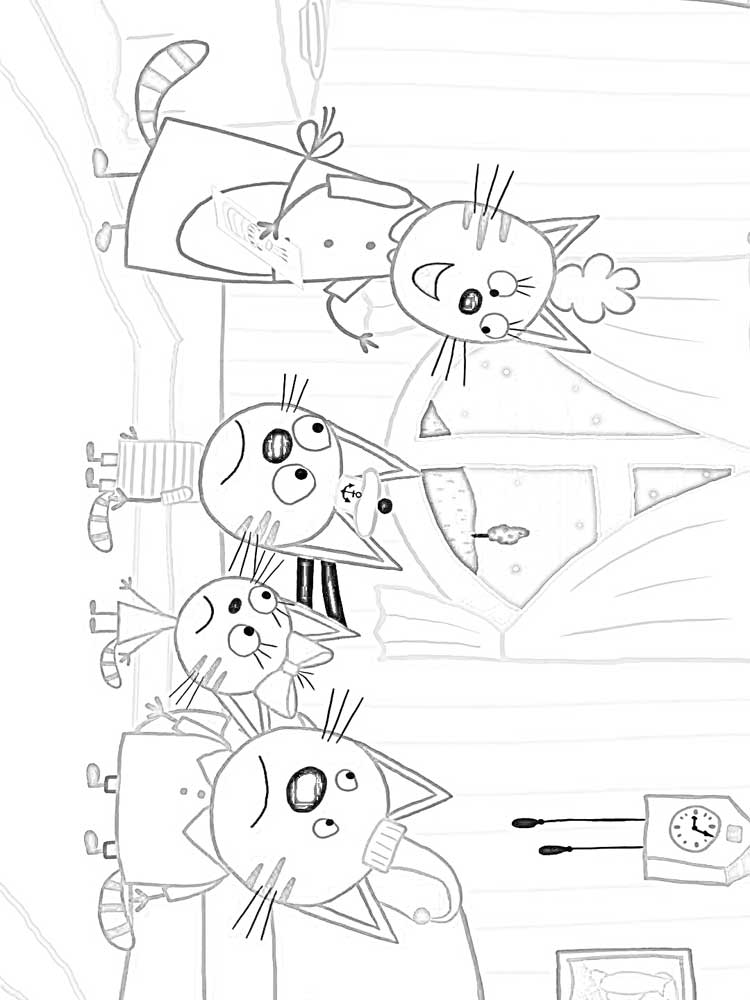 Kid-E-Cats 37 coloring page