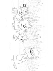 Kid-E-Cats 38 coloring page