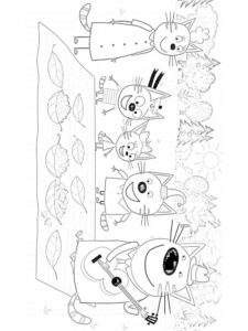 Kid-E-Cats 39 coloring page