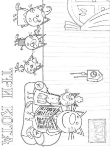 Kid-E-Cats 40 coloring page