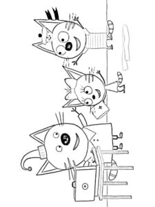 Kid-E-Cats 41 coloring page