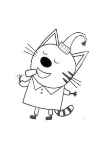 Kid-E-Cats 44 coloring page