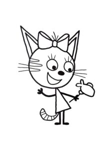 Kid-E-Cats 5 coloring page
