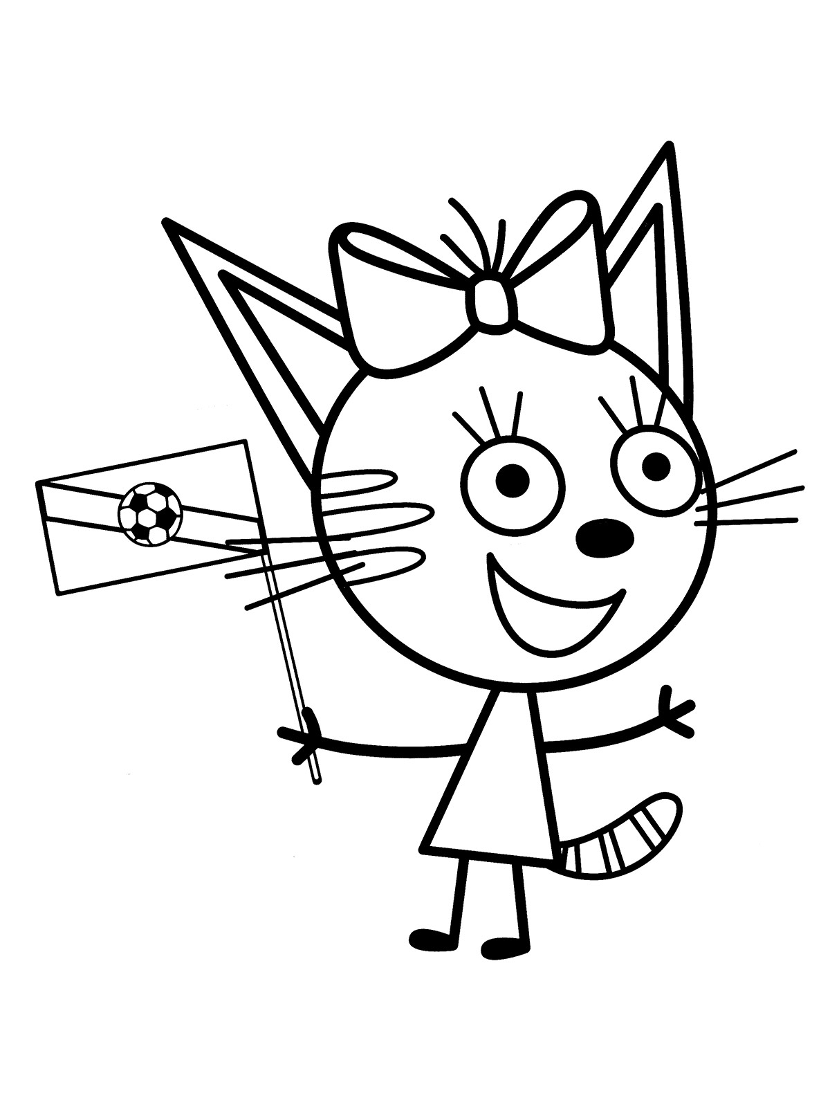 Kid-E-Cats 52 coloring page