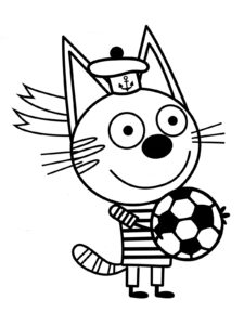 Kid-E-Cats 55 coloring page