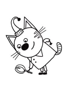 Kid-E-Cats 6 coloring page