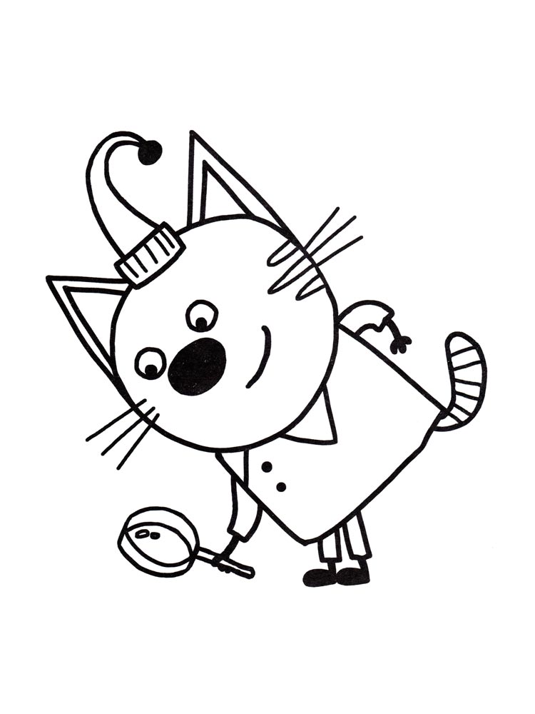 Kid-E-Cats 6 coloring page