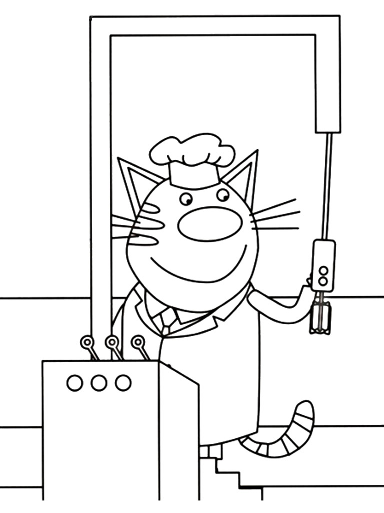 Kid-E-Cats 61 coloring page