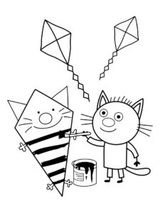 Kid-E-Cats 64 coloring page