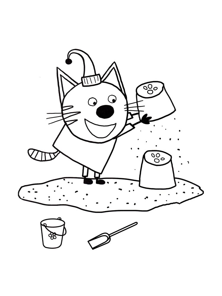 Kid-E-Cats 7 coloring page