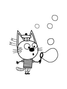Kid-E-Cats 9 coloring page