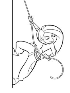 Kim Possible rappels coloring page