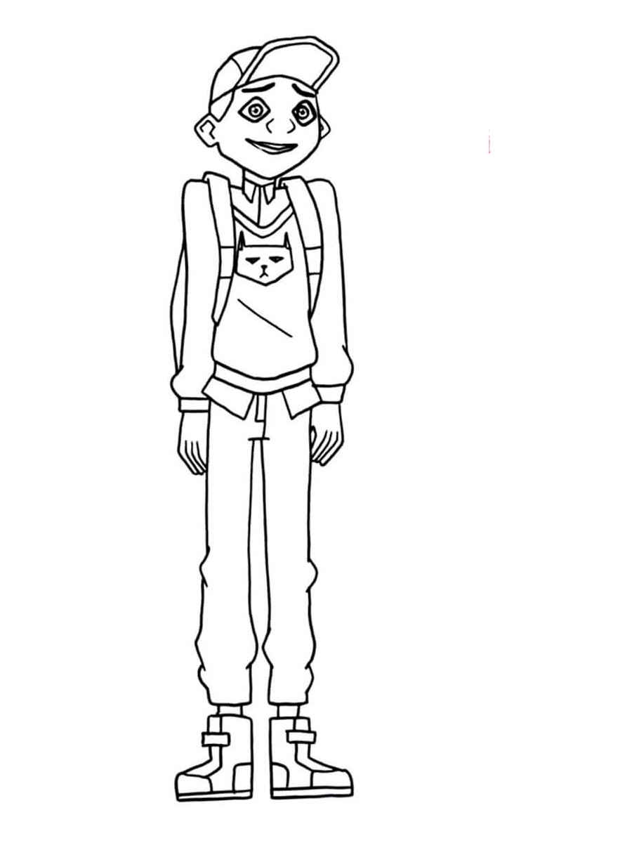 Benson Mekler coloring page