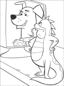 Krypto the Superdog 1 coloring page