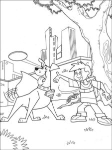 Krypto the Superdog 14 coloring page