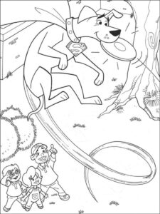 Krypto the Superdog 15 coloring page