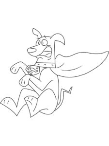 Krypto the Superdog 16 coloring page