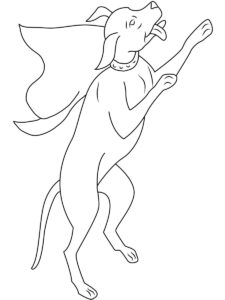 Krypto the Superdog 17 coloring page