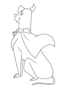 Krypto the Superdog 18 coloring page