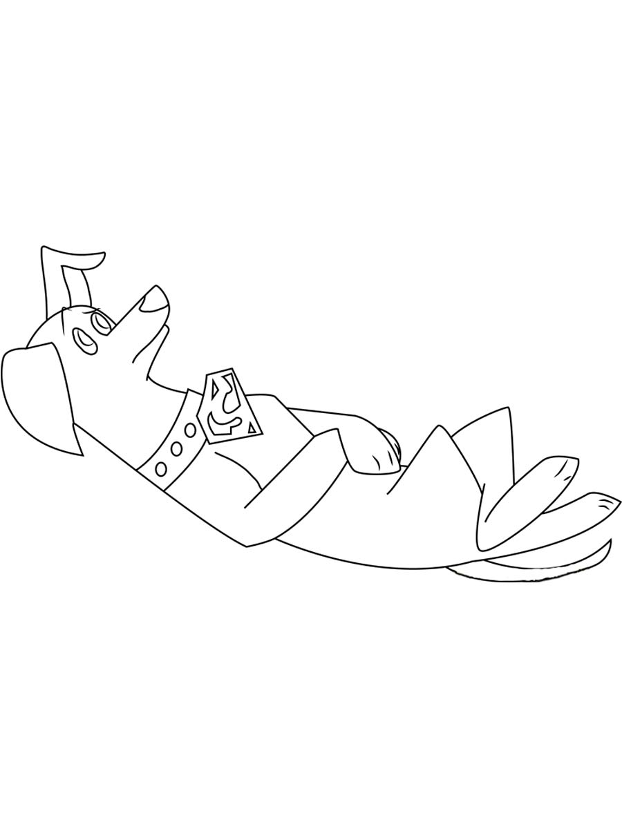 Krypto the Superdog 19 coloring page
