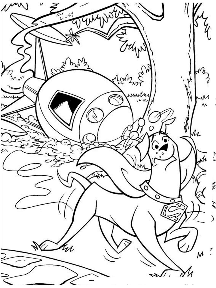Krypto the Superdog 22 coloring page