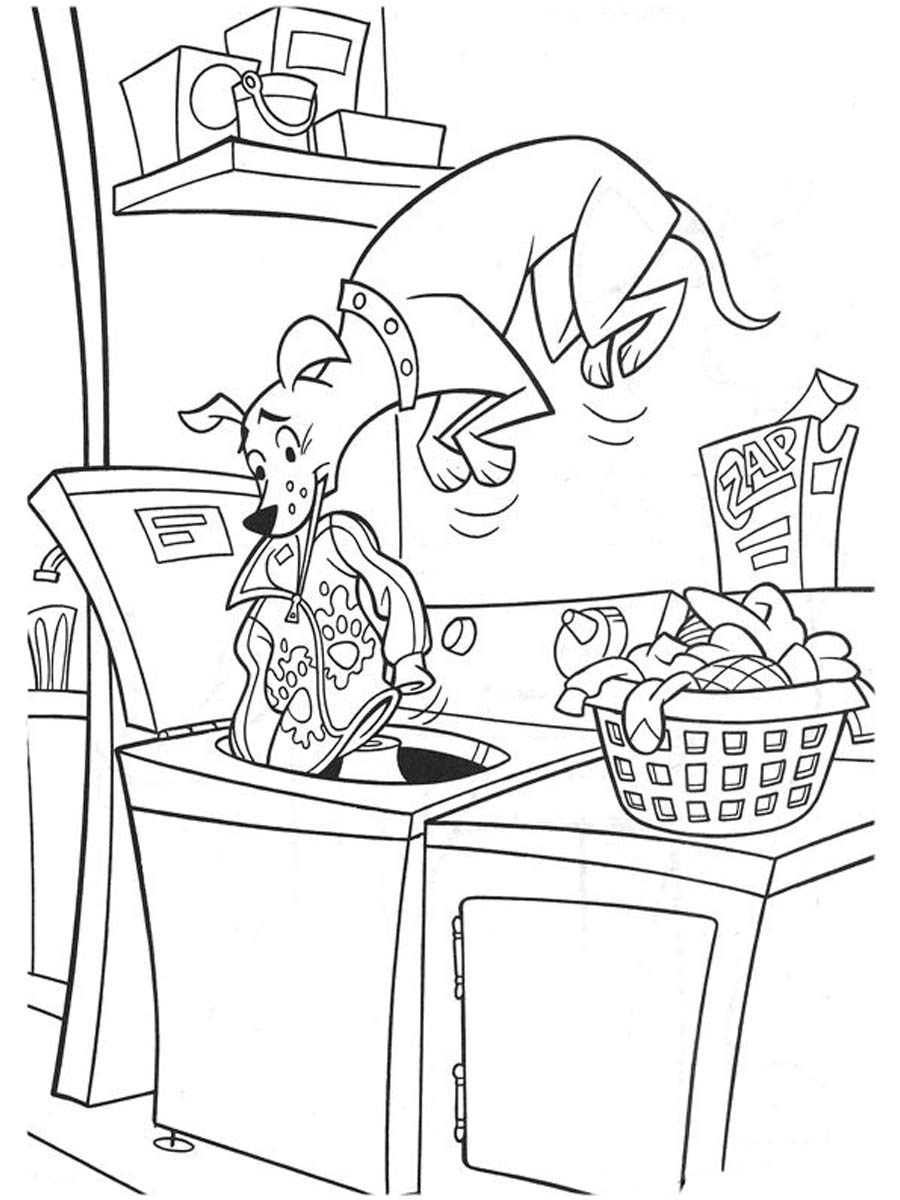 Krypto the Superdog 24 coloring page