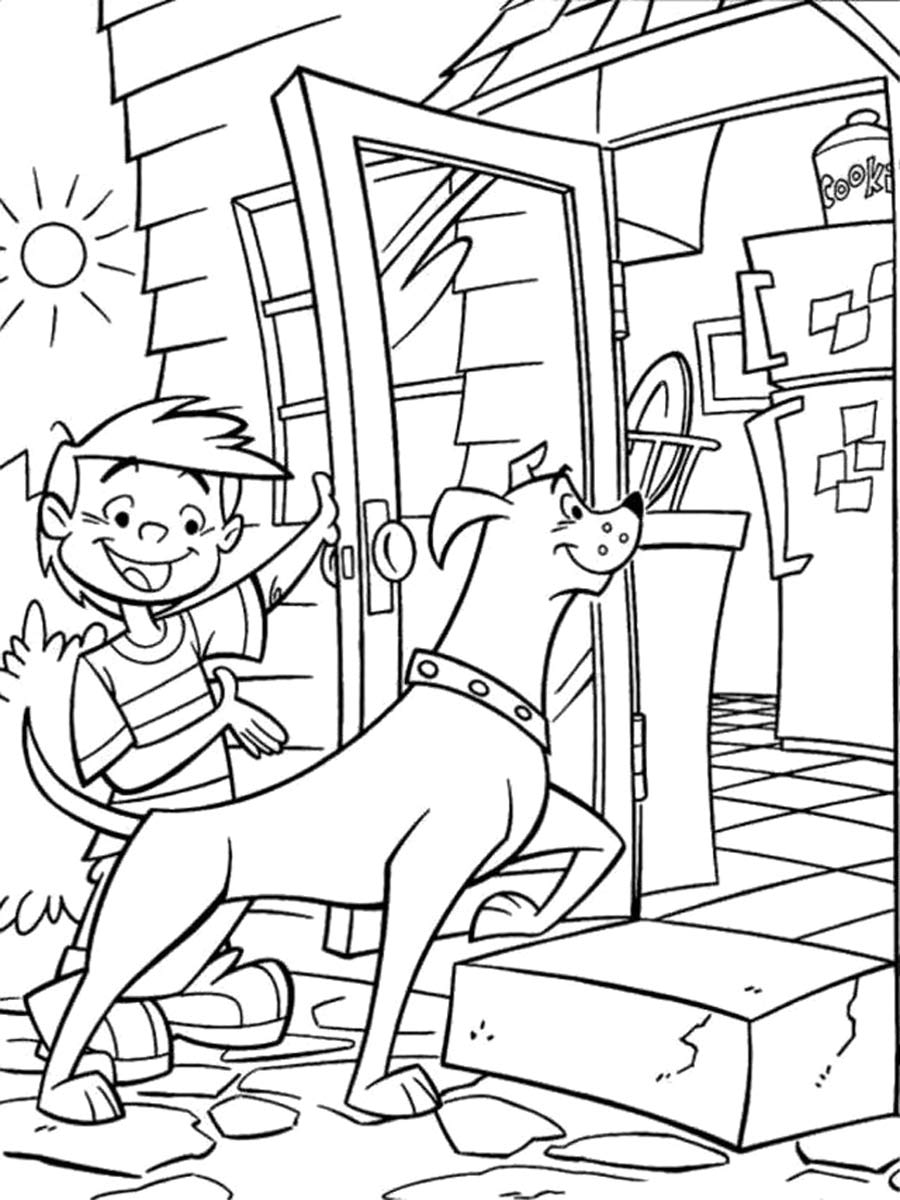 Krypto the Superdog 6 coloring page