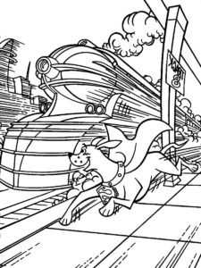 Krypto the Superdog 7 coloring page