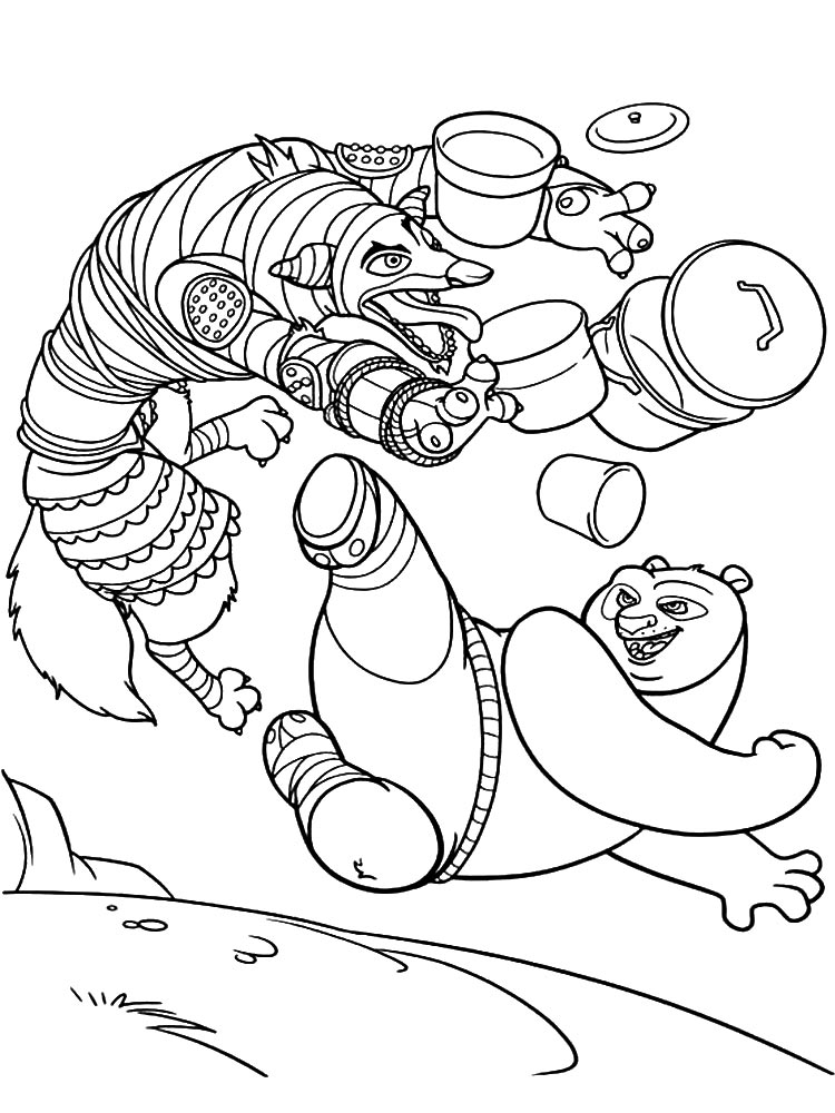Kung Fu Panda 57 coloring page